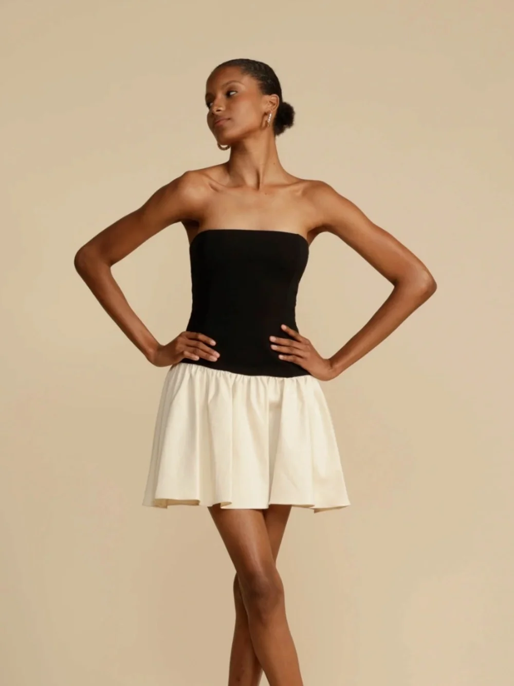 Arcina Ori Celine Black & Cream Dress Size S - Picture 2 of 11